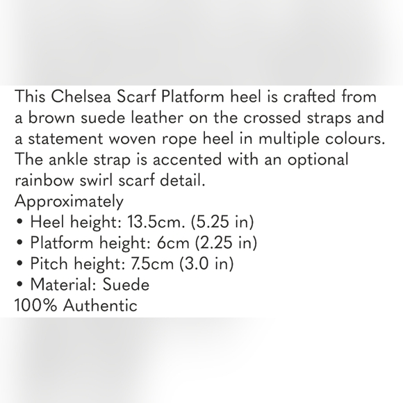 NWOB Kurt Geiger Multicolor Platform Sandals with Brown Accents European Size 39 - Picture 10 of 11